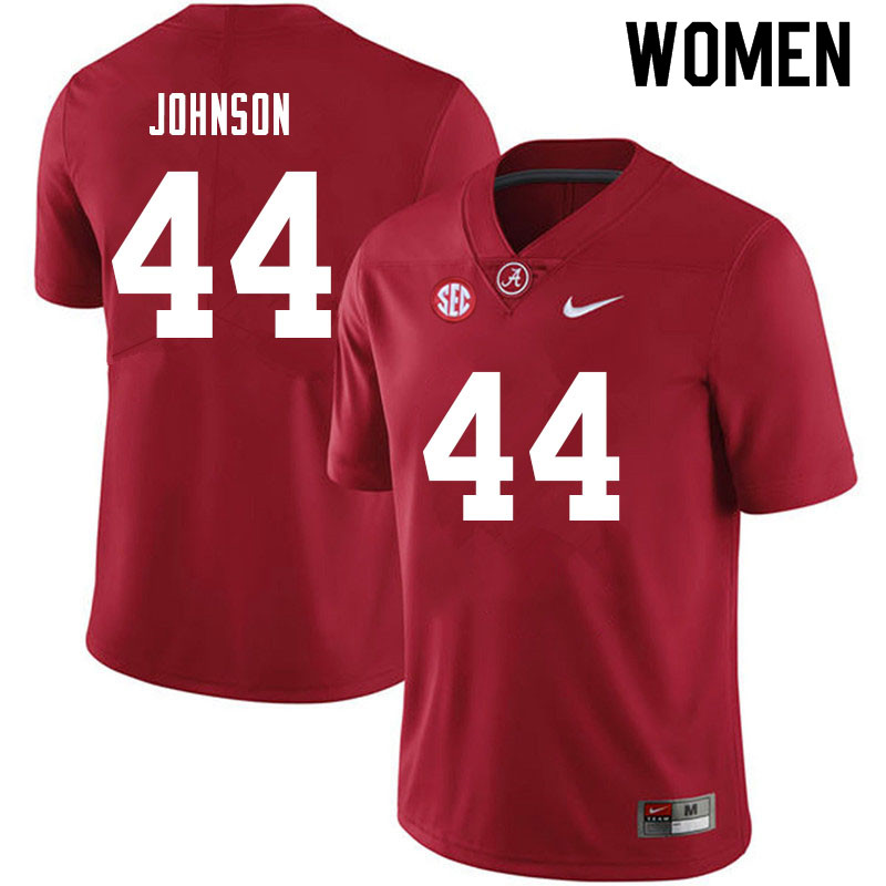 Alabama Crimson Tide Women's Christian Johnson #44 Crimson NCAA Nike Authentic Stitched 2021 College Football Jersey HH16D12EW